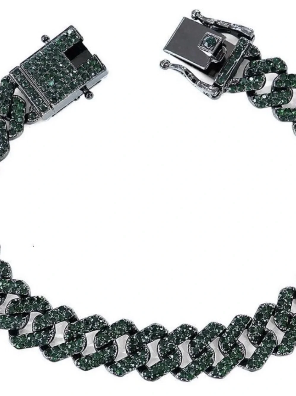 80894 - Invicta Elements Unisex Thin Drip Chain Bracelet, Money Green 200 mm
